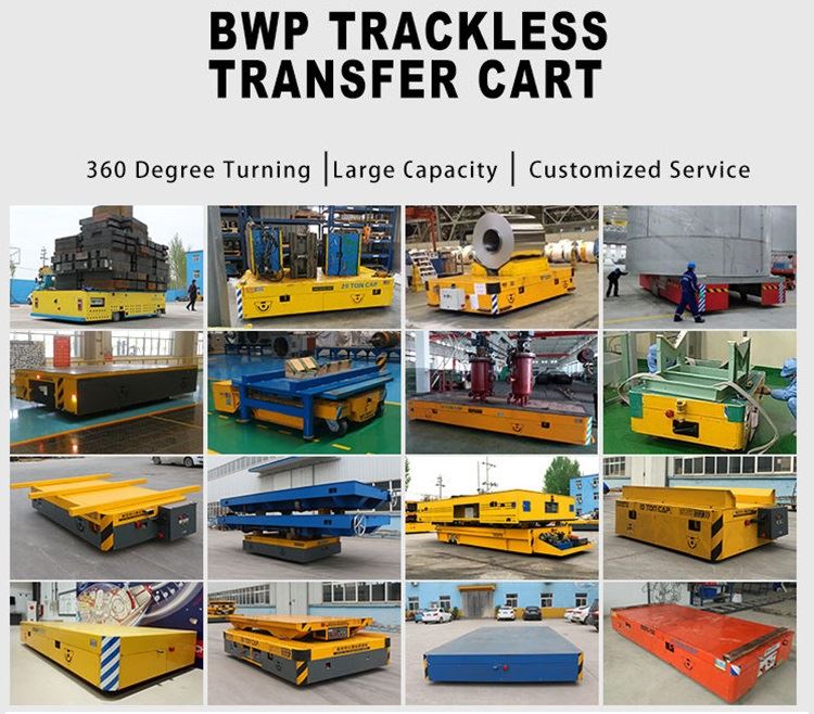 Trackless Transfer Cart For Material Handling