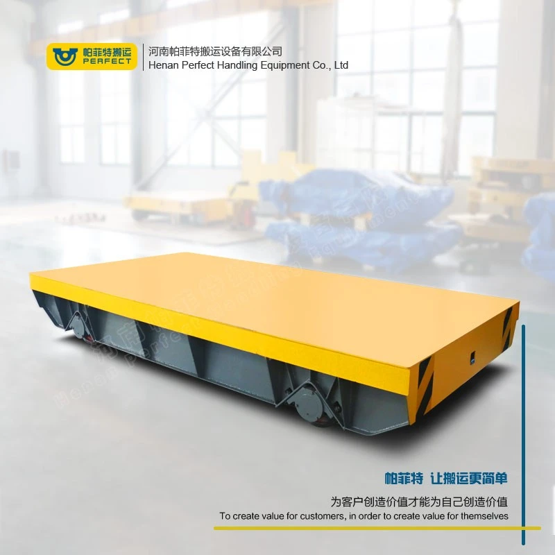 Battery Powered Mold Rail Transfer Carts For Workshop 100t high quality