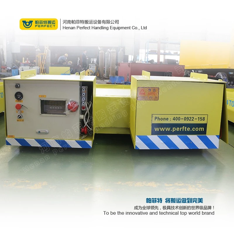 Heavy Duty Hot Metal Lade Transfer Cart med vippedæk til industrien