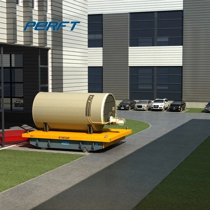 Material Handling Electric Steel Coil Rail Transfer Cart