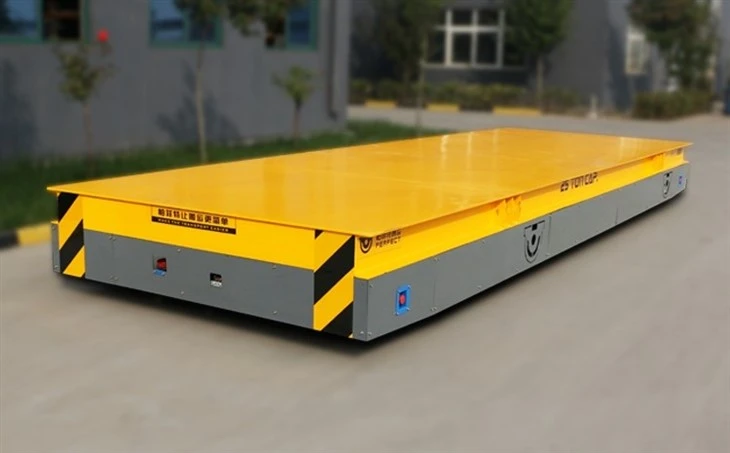 Motorized Die Transfer Cart Precast Concrete Workshop Using